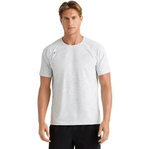 RHONE Men's Reign Short Sleeve Tee, Grey Space Dye, Size XXL, Style: 100402